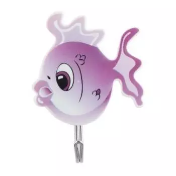 Крючки самоклеящиеся Delphinium, 3 шт, рыбки