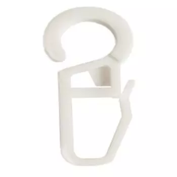 Крючки Уют для колец, 28 мм, 20 шт, пластик, белый