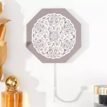 крючок декоративный Цветок. Восьмигранник, 11,6х0,7х20 см, дерево, 9371320