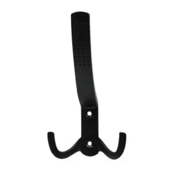 Крючок-вешалка трехрожковый №11, черный