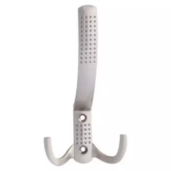 Крючок-вешалка трехрожковый №11, матовый никель