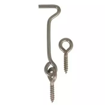 Крючок ветровой круглый Tech-Krep КР-100/1, оцинкованный, 1 шт