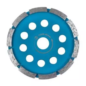 Круг алмазный чашечный шлифовальный по бетону Monogram Basis, 125х22 мм, 1 ряд