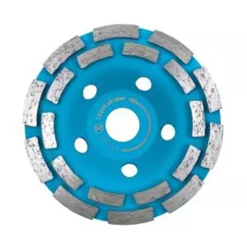 Круг алмазный чашечный шлифовальный по бетону Monogram Basis, 125х22 мм, 2 ряда