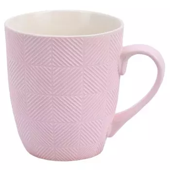 Кружка, 730 мл, розовая, фарфор