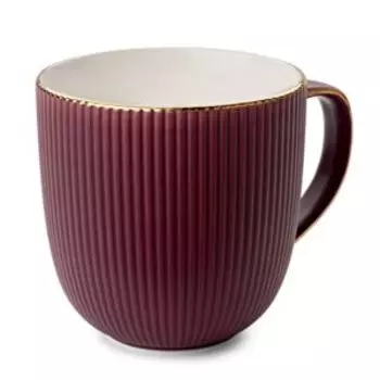 Кружка Apollo Ribb, 370 мл, фарфор, в ассортименте