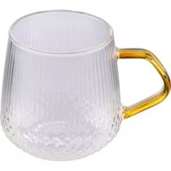 Кружка Aroma, 435 мл, стекло, цветная ручка