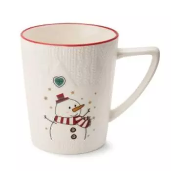 кружка ATMOSPHERE Funny Snowman 420 мл, фарфор