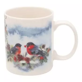 Кружка Atmosphere Снегири, 350 мл, фарфор