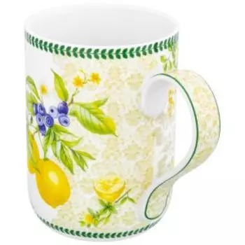 кружка ELAN GALLERY Лимоны 400 мл, фарфор