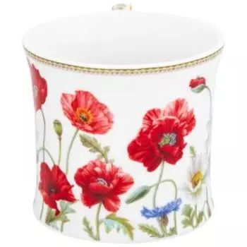 кружка ELAN GALLERY Маки 250 мл, фарфор