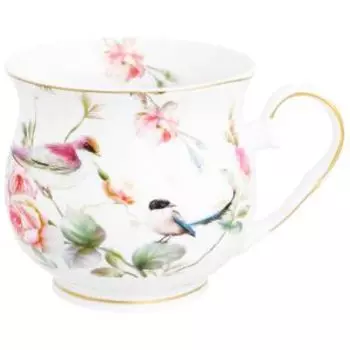 кружка ELAN GALLERY Певчие птички 480 мл, фарфор