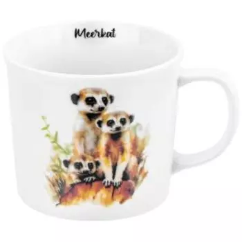 Кружка Elan Gallery Сурикаты, 360 мл, фарфор