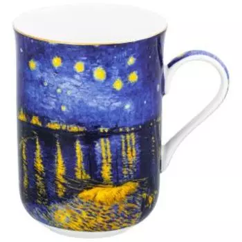 кружка ELAN GALLERY Звездная ночь над Роной 350 мл, фарфор