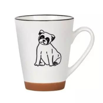 Кружка Esprado Animal с собакой, 360 мл, фарфор