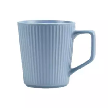 Кружка Faceta, 410 мл, фарфор, голубая