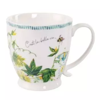 Кружка Fioretta La Belle Vie, 480 мл, фарфор