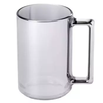 Кружка Фитнес Сияющий Графит, 320 мл, стекло