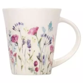 Кружка Floristry Цветы, 370 мл, фарфор