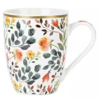 Кружка Floristry Полевые цветы, 340 мл, фарфор