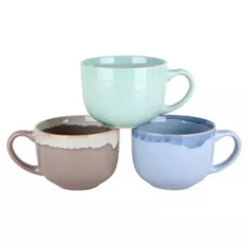 Кружка Глазурь, 400 мл, керамика, в ассортименте