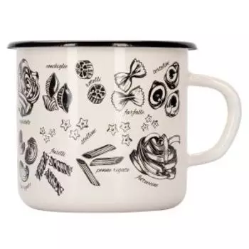 Кружка Hitt Графика, 400 мл, эмаль