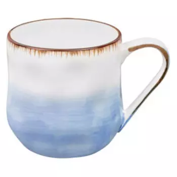 Кружка Кантри небесно-голубая, 500 мл, фарфор