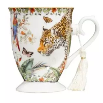 Кружка классик SIJ Леопард, 320 мл, фарфор