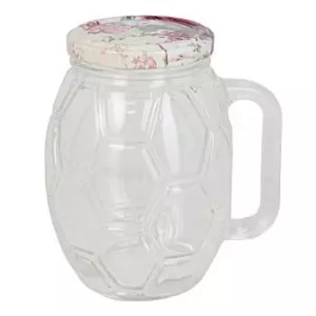 Кружка Коктейль с крышкой, 520 мл, стекло