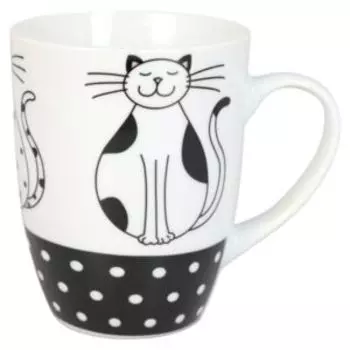 Кружка Кот, 330 мл, фарфор