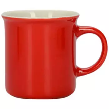 Кружка красная, 300 мл, керамика