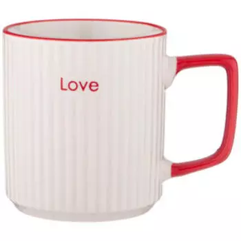 Кружка Lefard Break Time Love, 360 мл, фарфор