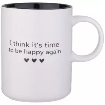 Кружка Lefard Positive, 370 мл, фарфор