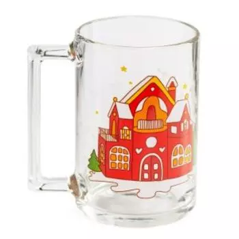 кружка LUMINARC Фитнес Домики 320мл стекло