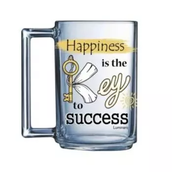 Кружка Luminarc Фитнес Надписи, 320 мл, стекло, в ассортименте