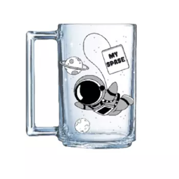 Кружка Luminarc Фитнес спейс, 320 мл, стекло