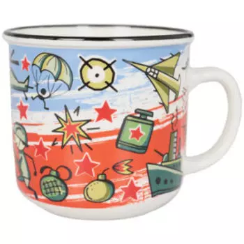 Кружка Military, 400 мл, керамика