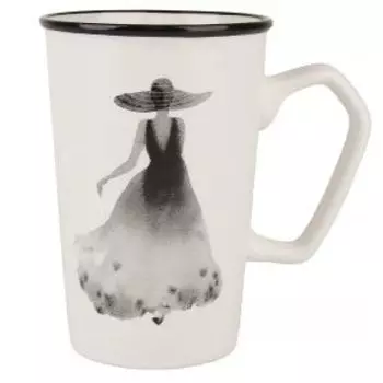 Кружка Nouvelle Home Леди, 420 мл, фарфор
