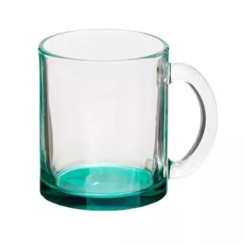 Кружка ОСЗ Чайная, 320 мл, цветное дно, стекло, в ассортименте.