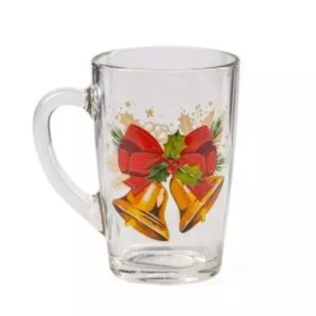 кружка OSZ Новогодние символы 300 мл, стекло