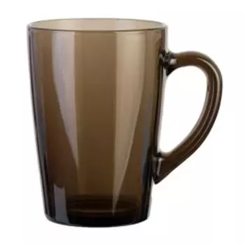 Кружка С добрым утром, 320 мл, дымчатое стекло