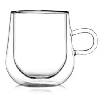 Кружка с двойными стенками Walmer Viscount, 275 мл, стекло