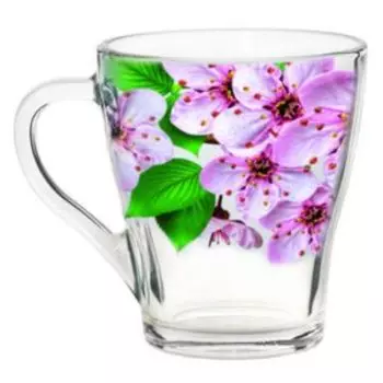Кружка Сакура, 250 мл, стекло