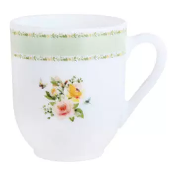 Кружка Secret garden green, 340 мл, стекло