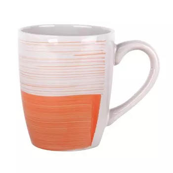 Кружка Сицилия, 360 мл, бочка, керамика, оранжевый