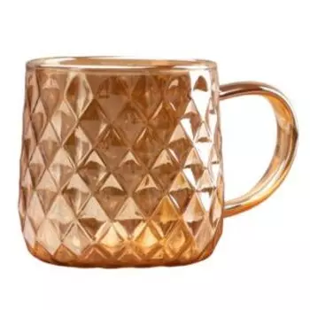 Кружка Taller, 350 мл, янтарная, стекло