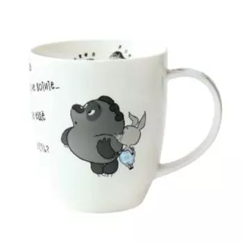 Кружка Винни Пух и Пятачок, 420 мл, фарфор