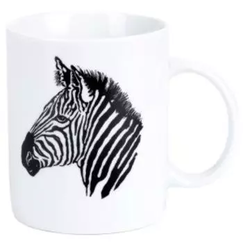 Кружка Зебра, 300 мл, фарфор