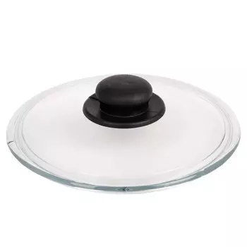 Крышка стеклянная безободковая Hitt Basic, 20 см