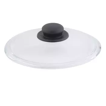 Крышка стеклянная безободковая Hitt Basic, 24 см